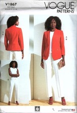 Vogue V1867 Misses 6 to 14 Anne Klein Jacket and Pants Uncut Sewing Pattern picture