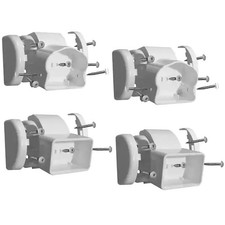 Veranda Traditional Stair Angle Bracket 4-Pack Adjustable Rail Brackets White picture