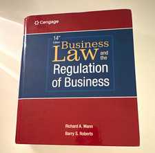 Cengage Business Law & Regulation of Business 14th Ed HC Mann Roberts 2014 picture