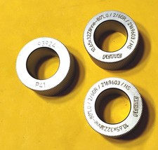 3pc Knurl Roll Set LMT Fette M10.65x32 RAA ROLLS 2 HEAD Type 15206 Knurling Bits picture