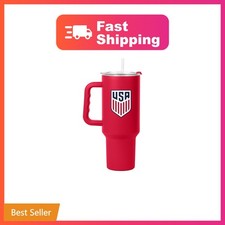 Logo Brands Soccer 40 oz Tumbler with Handle USA picture