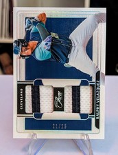 Ralphy Velazquez 2024 Panini Three & Two Prospect Dual Jerseys #PDJ-RV /25 CLE picture