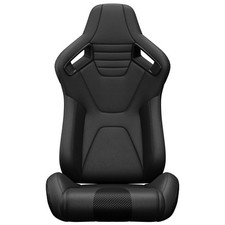 1 Pc Adjustable Universal Driver Racing Seat w Slider Sim Bucket Seat picture