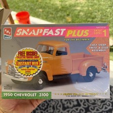 AMT Ertl 6665 1/25 Scale Snap Plus 1950 Chevy 3100 Plastic Model Kit picture