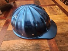VINTAGE Blue Superlite By FibreMetal Aluminum Hardhat, HTF   BLUE USA NOS picture