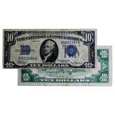$10 - 1934 Blue Seal Silver Certificate - Very Fine picture
