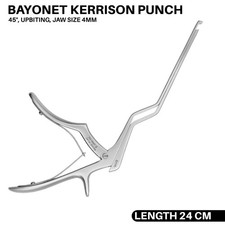 Bayonet Kerrison Punch 45° upbiting Jaw Size 4 mm Surgical Orthopedic Instrument picture