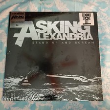 ASKING ALEXANDRIA STAND UP AND SCREAM Rsd 2020 10th Anniversary Silver w/ Black picture