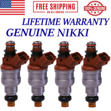 4 PIECES OEM NIKKI INP-482 FUEL INJECTORS FOR 1994-1997 Ford Aspire 1.3L I4 picture