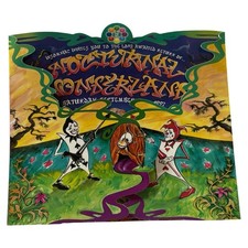 VINTAGE 1997 NOCTURNAL WONDERLAND RAVE FLYER INSOMNIAC ALICE IN WONDERLAND ART picture