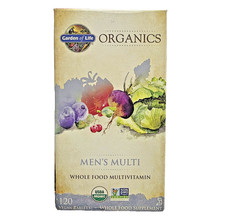 Garden Of Life Organics Mens Whole Food ORGANIC Multivitamin 120 Vegan Tablets picture