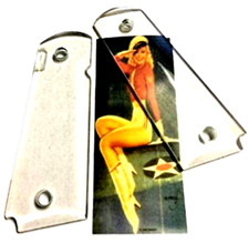1911 fits Colt Gov. models Sweetheart Clear Grips You put your photo behind. picture