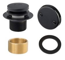 Artiwell Tip-Toe Tub Trim Set with Two-Hole Overflow Faceplate, Replacement B... picture
