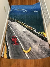 Supreme Box Logo NYC SS 2014/2015  Formula 1 F1 Racing Beach Towel Unused Mint picture