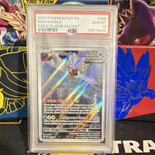 Pokémon Co. Iron Bundle SVP 066 Scarlet & Violet Promo Holo 2023 Future-PSA10 picture