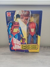 VTG NEW RARE MATTEL Captain Laser Big Jim Figure  picture