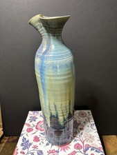 Bill Campbell Signed Studio Art Pottery Vase 12