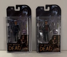 McFarlane The Walking Dead Clementine Regular &  Bloody Skybound Exclusive Set picture