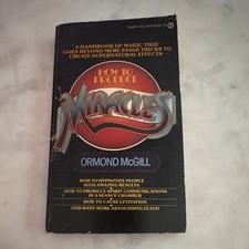 Vintage 1970s How to Produce Miracles Ormond McGill Signet Paperback Magic Book picture