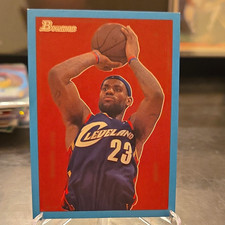 Topps 2009-10 Bowman '48 LeBron James Blue #14 Cavaliers Serial #0497/1948 picture