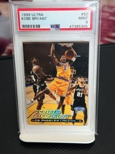 1999-00 Fleer Ultra Kobe Bryant #50 Los Angeles Lakers HOF PSA 9 - Pop Higher 10 picture