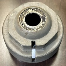 Rare Hayes #5 Wire Left Wheel Threaded Screw-on Hubcap Hub Grease Cap Hub Nut picture
