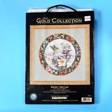 Dimensions Gold Collection SWEET NECTAR Cross Stitch Kit 35011 Hummingbird Liu picture