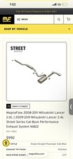 MagnaFlow 16822-AN Fits 2008 2009 2010 2011 Mitsubishi Lancer Exhaust System Kit picture