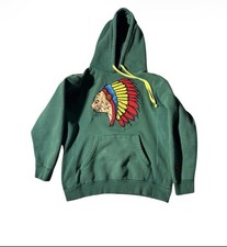 Golf Wang Hoodie Native Cat Tyler The Creator Men's  M Green Embroidered Indian picture