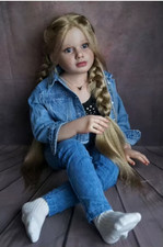 40inch Fully Assembeld Reborn Doll Rebornlove Girl Toddler DIY Toy Gift Art Doll picture