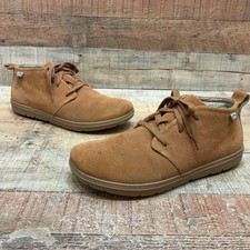Lems Chukka Boots Mens Size 10.5 Brown Suede Ankle Casual Barefoot Lions Mane picture