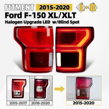 For 2015-2020 Ford F-150 Tail Light Upgrade To Blind Spot Style Left+Right Pair picture