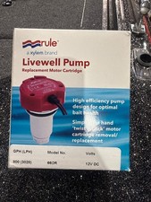 Rule 66DR 800 GPH Livewell Pump Replacement Motor Cartridge UPC 042237115805 picture
