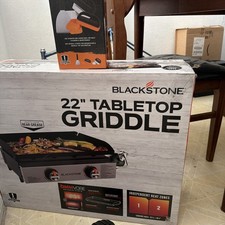 Brand new unopened Blackstone 22 in Tabletop Griddle + cleaning kit picture