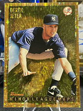 Bowman 1995 Minor League MVPs Derek Jeter Gold #229 New York Yankees MLB picture