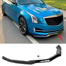 Fit For Cadillac ATS 2015-2019 Front Bumper Lip Splitter Spoiler (Gloss Black) picture