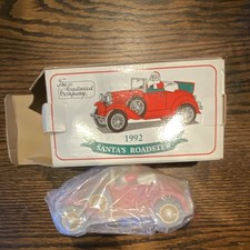 ERTL Eastwood 1992 Santa's Ford Roadster Model a Lockable Coin Bank 1:25 Scale picture