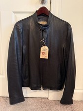 New Schott Perfecto P234. Lambskin Leather Jacket. Cafe Racer. Size Medium picture