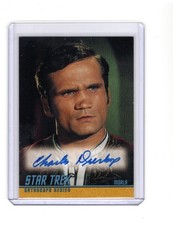2004 QUOTABLE STAR TREK ORIGINAL SERIES CHARLES DIERKOP A103 AUTOGRAPH 1936-2024 picture