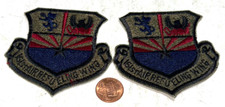 Lot Of 2 USAF 161st Air Refueling Group Wing Military Patches picture