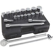 Klutch 3/4in.-Drive Socket Set, 21-Pc., SAE picture