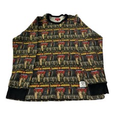 Supreme Capone N Noreaga War Report Waffle Thermal Long Sleeve Shirt XL FW16 picture