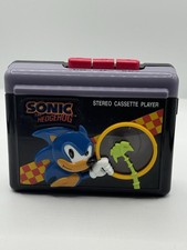 Extremely Rare Sonic The Hedgehog Cassette Player 1993 Tested Works Missing Back picture