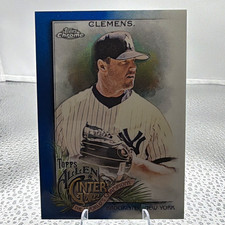 Topps 2022 Allen & Ginter Chrome Roger Clemens Yankees Blue Refractor /150 #104 picture