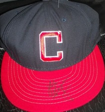 Mike Hargrove signed Indians 1979 1985 authentic throwback model cap hat JSA COA picture