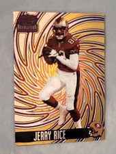 Vintage 1998 Pacific Revolution Shadows Football Card /99 Jerry Rice #127 picture