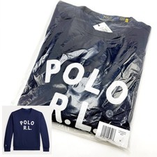 *NEW* Men Polo Ralph Lauren Logo Fleece Sweatshirt NEWPORT NAVY (710B20223002)👍 picture