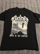 Retro Mortician House By The Cemetery Black  Shirt Unisex S-5XL HRL620 picture