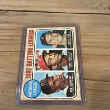 1968 Topps - League Leaders Roberto Clemente, Matty Alou, Tony Gonzalez #1 picture