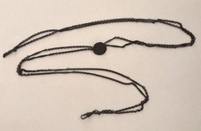 WWI Berlin Iron Muff Chain c.1916 – Sliding Medal, 65” Length  picture